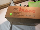 Case of 1000 rounds pt 223 Remington cartridges by Tulammo