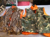 insulated camo vests size XL