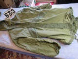 reversable parka in army drab size Large 40'-44