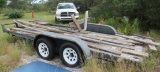 2003 Texas Bragg equipment trailer vin 17XFC162X31034329 Mod 16LCH 5000 gvw  nvw 1560 lbs