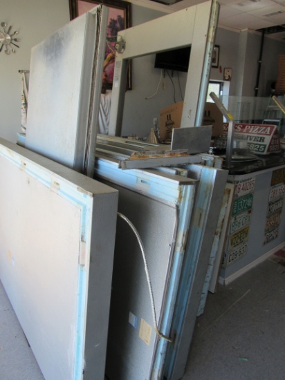 8' x 10' walk in panel cooler with compressor and fan (no floor)