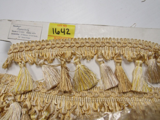 Imperial 2 3/4" gold tassel fringe trim NT2502 color 4874 (gold) by the yard