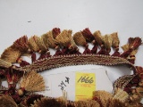 Imperial red and gold tassel fringe TF12 color 1253 by the yard