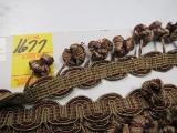 Baroque onion tassel fringe trim by the yard TFB2 color 7346 brown beige