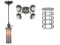 mixed fan light kits, shades, min pendant fixture