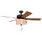 Ellington silk shade ceiling fan light kit LKE227RH