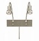 George Kovacs brushed nickel 2 light wall fixture P4400-084