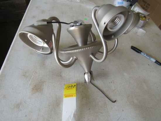 5-light branched ceiling fan light fitter
