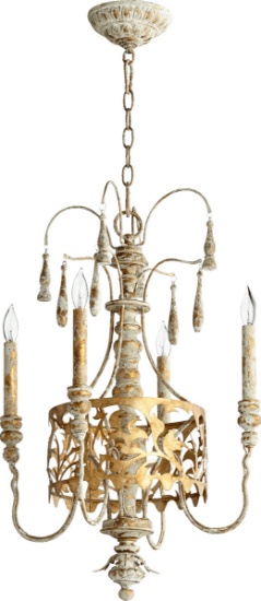 new Quorum 4 light chandelier #6355-4-61