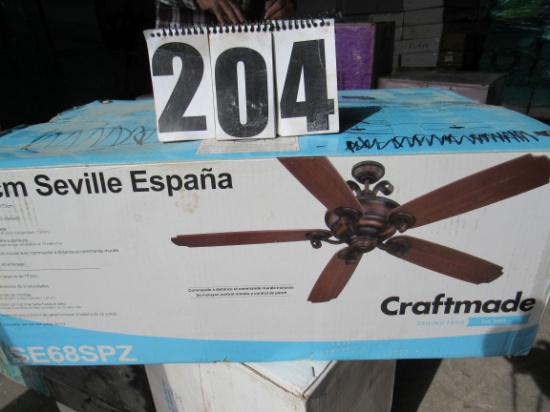 Craftmade Seville 68" ceiling fan SE68SPZ