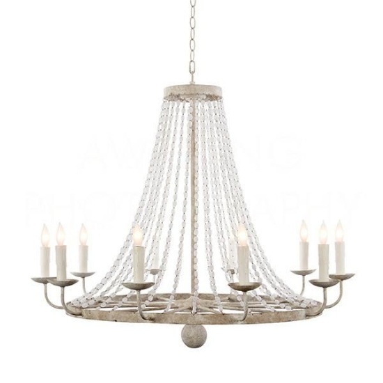 Aidan Gray Medium Naples chandelier L430MCHANWHT
