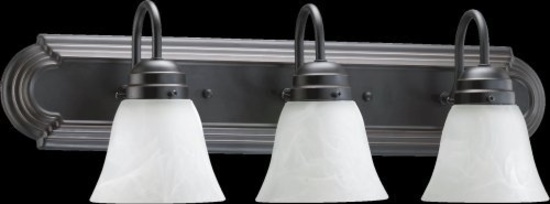 Quorum 5094-3-195 3 light vanity (takes up to three 100w bulbs)