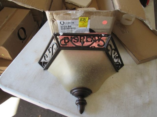 Quorum wall sconce oil bronze #5731-86