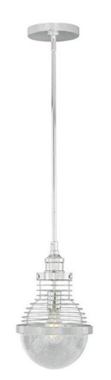Vaxcel mini pendant brushed nickel P0078