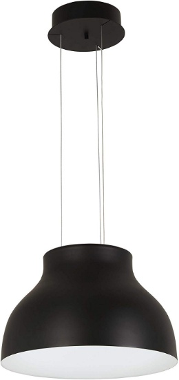 George Kovacs Matte Black metal shade pendant light P1780-066A-L