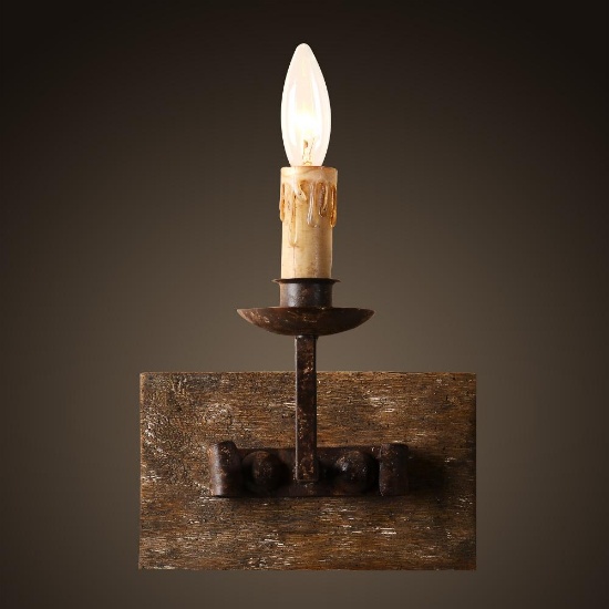Glorenza Single Sconce (W5121-1) by Terracotta Lighting