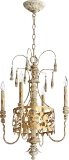 new Quorum 4 light chandelier #6355-4-61