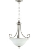 Quorum 3 light pendant fixture 8154-3-64