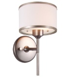 DVI Lighting DVP5301CH-SD Milan Single-Light Wall Sconce