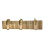 Elk Lighting 15942-3 Corrugated Steel 3 Light vanity