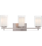 Minka Lavery bath vanity brushed nickel 3 light 6103-84