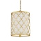 Capital Ellis gold 2 light pendant #4544CG-579