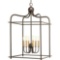 Progress Lighting Chandelier, Brushed Nickel #P500037-009