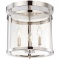 Savoy House hanging fixutre polished nickel holds three 60w bulbs 6-1043-3-109