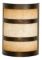 Craftmade Teiber Door Chime #CH1415-OBG Oiled Bronze Gilded Cover with Tea-Stained Glass
