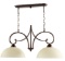 Quorum Lariat 2-Light Island Fixture #6631-2-86 Finish: Oiled Bronze