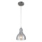 Westinghouse 1-light mini pendant #61007 Brushed Nickel Finish with Clear Seeded Glass, Adjustable C