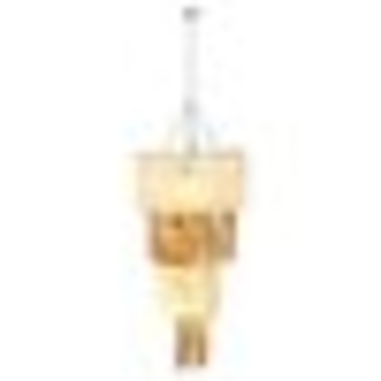 20" diameter polished nickel chandelier with shells item 52231 4 light fixture in factory packaging