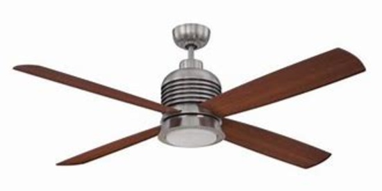 Ellington 56" Meetron ceiling fan with remote and wall control MET56BNK4 brushed nickel, 6 speed rev