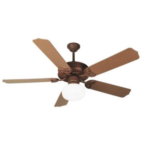 Craftmade 52" Outdoor Patio Fan #OPXL52RI 3-speed reversible