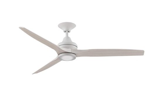 Fanimation Spitfire 60" Fan, Matte White Finish, remote control included (blade and light kit not in