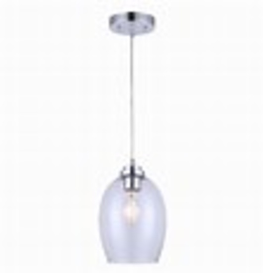 Canarm Lighting Nelson Pendant Light #1PL284BO1CH Finish: Chrome 6 3/4"Wx60"H, 48" adjustable cord