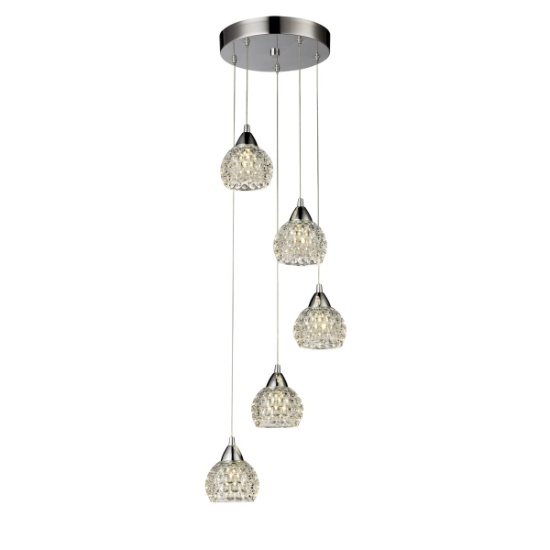 Trans Globe Andora Island Light MDN-1270 Polished Chrome