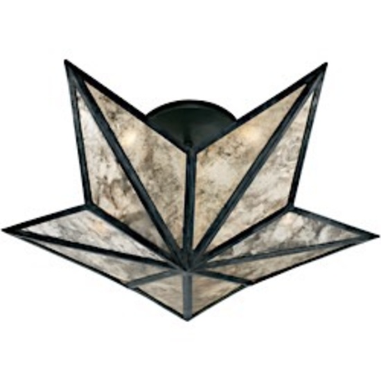 Visual Comfort & Co., Studio VC Collection, #SE4100BZ, Constellation Small Flushmount in Bronze w/ A