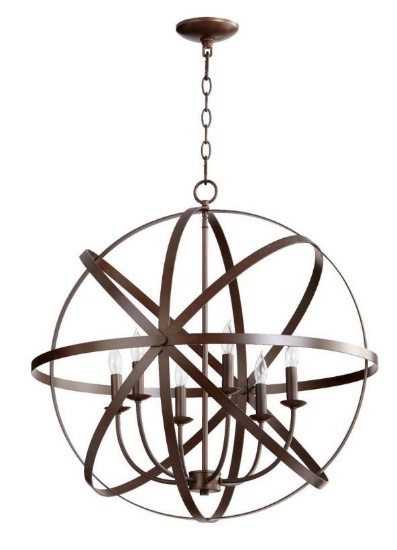 Quorum Lighting - 6009-6-86 - Celeste - Six Light Chandelier