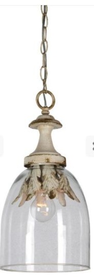 Forty West Designs Camden 1-light Glass Pendant #QJB12843B-1524D (Part# 70723)