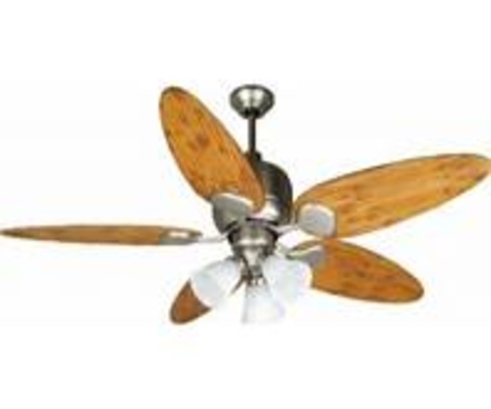 Craftmade 52" Kona Bay 3-speed reversible fan #K52BN, Approved for Damp Locations, no blades