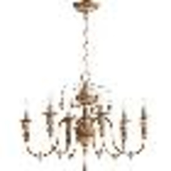 Quorum Salento 25" /6-light Chandelier, French Umber