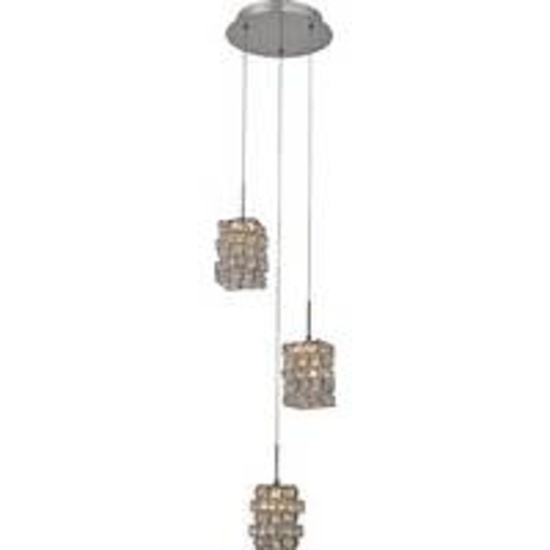 Transglobe 3-light Pendant #PND-1052, Finish: Chrome