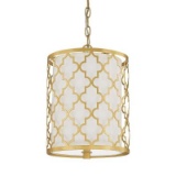 Capital Ellis gold 2 light pendant #4544CG-579