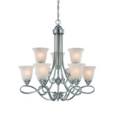 Jeremiah Lighting 9-light Chandelier #25029-SN