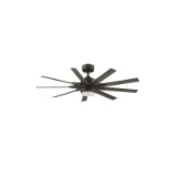 Fanimation Odyn Custom ceiling fan motor assembly MAD8152 matte greige with remote control