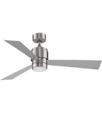 Fanimation Zonix Wet Custom Fan #MA4660SSBNW, brushed nickel finish, remote control included (blade