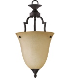 Quorum Coventry 1-light medium pendant #816-44 Finish: Toasted Sienna