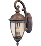 Maxim Lighting - 40465CDSE - Knob Hill VX - Three Light Outdoor Wall Mount coach light