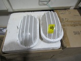 white marine style oblong port hole lights